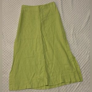 United Colors Of Benetton Lime Maxi Skirt